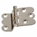 Nickel Plated Napanee Offset Cabinet Hinges Pack Of 2 Hoosier Type Reproduction Hardware Ua-206-hpn 