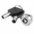 Cabinet Door Quarter Turn Security Tubular Cam Lock W Keys 