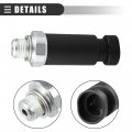 Motoforti Engine Oil Pressure Sensor Switch Sender For Chevrolet Silverado 1500 1999-2002 Abs Aluminum 12562267 Black Silver