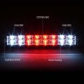 Compatible With Ford Super Duty Pair Of Chrome Housing Clear Corner Headlight Led 3rd Brake Light