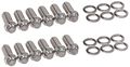 Arp Header Bolts With 12-point Heads Polished Stainless Steel Set Of 12 