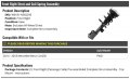 Front Right Passenger Side Strut And Coil Spring Assembly Compatible With 2014-2018 Mercedes-benz Cla250 Fwd Excludes All Wheel