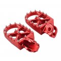 Nicecnc Red Wide Fat Forged Foot Pegs For Beta Rr 4t 350-390-400-430-450-480-498-520-525 06-19 Rr 2t 125 2018 250-300 13-19 X 