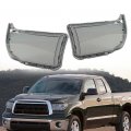 G-plus Headlights Cover Aftermarket Left Right Smoke Compatible With 2007-2013 Toyota Tundra 2008-2017 Sequoia 811100c051