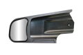 Custom Towing Mirror For Chevrolet Silverado And Gmc Sierra 2019 To 2025 Driver Side Model 10971 Black Convex Lens Vibration 