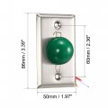 Uxcell Door Release Button Push To Exit Resettable No Nc Com Switch For Access Control Panel 86mmx50mm 12v 3a Stainless Steel