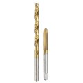 Tap And Drill Bit Set 1pcs 1 4-32 Unef Straight Flute Thread Screw 5 5mm Twist Titanium Coated Hss-6542 Tapping Threading Tool 