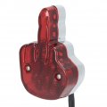 Yuanjs Motorcycle Taillight 12v Led Rear Brake Lamp Unique Middle Finger Styling Fits