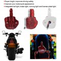 Yuanjs Motorcycle Taillight 12v Led Rear Brake Lamp Unique Middle Finger Styling Fits