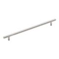 Cosmas 305-320sn Satin Nickel Cabinet Hardware Euro Style Bar Handle Pull 12-5 8 320mm Hole Centers 15 Overall Length 