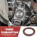 Uxcell 2pcs Engine Crankshaft Seal No 90311-46001 For Lexus Gs 300 2005 Is 300 2001 Rubber Brown