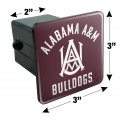 Alabama A M University Bulldogs Logo Tow Trailer Hitch Cover Plug Insert
