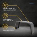 Recpro Trailer Steel Fender 14 Gauge Round And Flat Top Diamond Smooth Design Diamond Plate 10 X 32 15