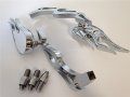 Hongk- Chrome Running Mirror Compatible With Kawasaki Suzuki Hayabusa R1 R6 Flame B01c0svaye