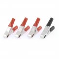 Uxcell Battery Alligator Clip Electrical Test Clamp Red Black 4 Pcs