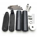 Smt-no Cut Frame Slider Compatible With 2008 2009 2010-2013 Kawasaki Ninja 250 250r Ex250 Carbon B00ruepnoc