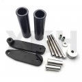 Smt-no Cut Frame Slider Compatible With 2008 2009 2010-2013 Kawasaki Ninja 250 250r Ex250 Carbon B00ruepnoc