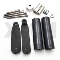 Smt-no Cut Frame Slider Compatible With 2008 2009 2010-2013 Kawasaki Ninja 250 250r Ex250 Carbon B00ruepnoc