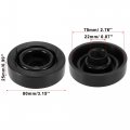 X Autohaux 4pcs Id 70mm Universal Car H4 Led Headlight Headlamp Dust Cap Cover Rubber
