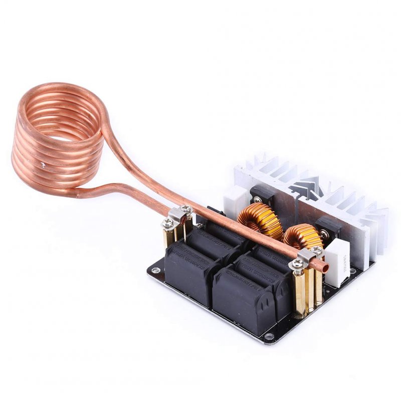 1000w Zvs Low Voltage Induction Heater Coil Kit Heating Module Board And Flyback Driver For Diy Metal Heat Treatment Melting