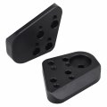 Ydlmt 2 Pcs Black Motorcycle Handle Bar Spacers 1 Handlebar Risers Backs Kit For B-mw R1100rt R1150rt R1200rt R1100r R1150r