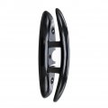 Ihreesy 130mm Boat Cleat Nylon Black Dock Rope Kayak Deck Canoe Line
