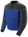Joe Rocket Mens Velocity Mesh Motorcycle Jacket Blue Large 
