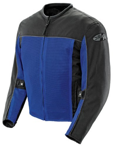 Joe Rocket Mens Velocity Mesh Motorcycle Jacket Blue Large