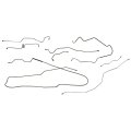 Inline Tube Replacement For 1999-03 Ford F250 350 4wd 2wd Crew Cab Longbed W Four-wheel Disc Rear Abs Power Brake Line Kit 