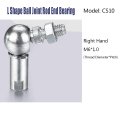 Atoplee Rod End Ball Bearing With Stud 6 Pcs Cs10 L Shape Joint Threaded M6 X 1 0