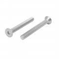 Uxcell M8x70mm 304 Stainless Steel Hex Socket Countersunk Flat Head Screw Bolt 8pcs