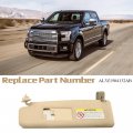 2pcs Camel Tan Sun Visor Holder Retainers Clip For Ford F 150 2009-2014 Replace I Al3z1504132ab
