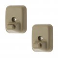 2pcs Camel Tan Sun Visor Holder Retainers Clip For Ford F 150 2009-2014 Replace I Al3z1504132ab 