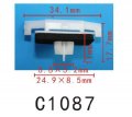 Autobahn88 Trim Panel Clip With Sealer Compatible Gm Ford Oem Pack Of 20