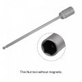 Uxcell 1 4 Quick-change Hex Shank 19mm Nut Setter Driver Drill Bit 9 84 Length Metric No-magnetic