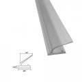 Shower Door Clear Polycarbonate Strike Seal With Soft Lip 86 Long