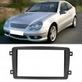 2 Din Car Stereo Radio Fascia Plate Dvd Audio Dash Frame Double Install Kit Installation Fit For C Class W203 02a 04