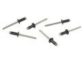 1978-1982 Corvette Rear Door Glass Weatherstrip Rivet Set Of 6 