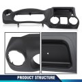 Dash Instrument Cluster Trim Panel Bezel For 2011 2012 2013 2014 Jeep Wrangler Black Pp Plastic