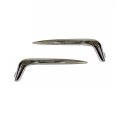 Fog Light Trim For Chrysler Pacifica 2021 2022 Driver And Passenger Side Pair Chrome Abs Plastic Replaces Ch1046125 Ch1047125 