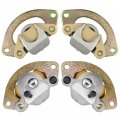 Caltric Front Rear Left Right Brake Calipers With Pad Compatible Polaris Sportsman 1000 Xp 2015 2016 2017 2018 2019 2020 2021