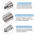 Uxcell Metric Thread Tap M6 X 0 5 H2 Straight Flute Machine Taps Screw Milling Threading Tapping Repair Tool