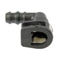 Fuel Line Connectors 90 Degrees Quick Disconnect Plastic And Rubber Black 5 16 In 3 8 2 Pieces Alx-pau-rb-800-138-cl360a50 