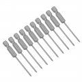 Uxcell 10 Pcs 2mm Ph0 Magnetic Phillips Screwdriver Bits 1 4 Inch Hex Shank 2 56-inch Length S2 Power Tool
