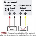 Dc Voltage Converter Regulator 12v Step Up To 32v 3a 96w Waterproof Car Power Supply Electronic Boost Transformer For Golft