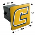 University Of Tennessee At Chattanooga Secondary Logo Tow Trailer Hitch Cover Plug Insert