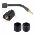 Uxcell Melt Inert-gas Mig Welding Torch Accessory Kit 0 8mm Conductive Contact Tip Nozzle Connecting Rod 15ak Consumables