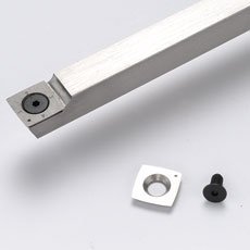 Authentic Easy Wood Tools Ci1-r4 Square Carbide Replacement Cutter With 4 Radius For Full And Pro Size Roughers Lathe
