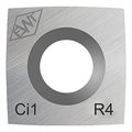 Authentic Easy Wood Tools Ci1-r4 Square Carbide Replacement Cutter With 4 Radius For Full And Pro Size Roughers Lathe