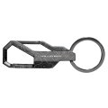 Dodge Challenger R T Laser Etched Topographic Black Carabiner Style Snap Hook Metal Key Chain Official Licensed 3 75 In X 1
